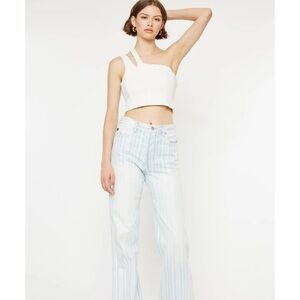 KanCan Natalia Ultra High Rise Trouser Wide Leg 90s Flare Jeans Sz 11 / 29